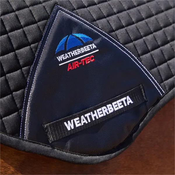 2025 Weatherbeeta Prime Air-Tec Jump Shaped Saddle Pad 1028251 - Black
